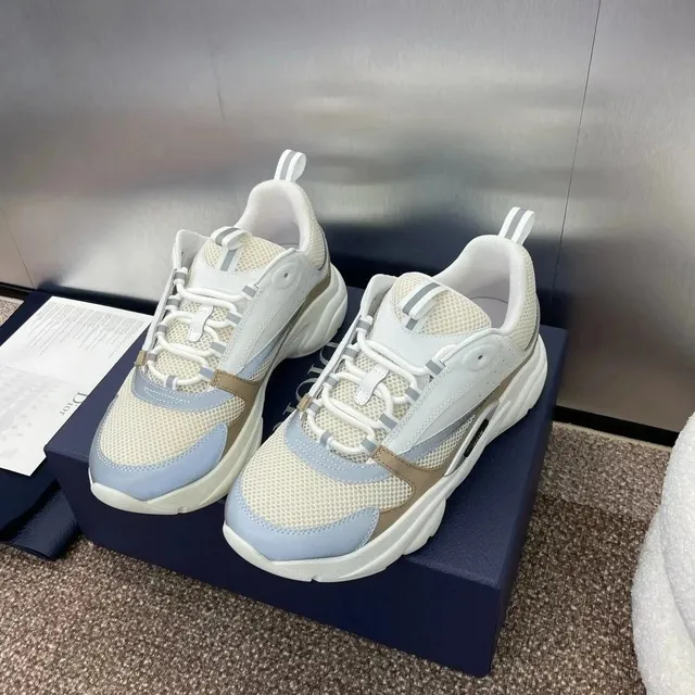 Dior B23 Low White Blue Beige