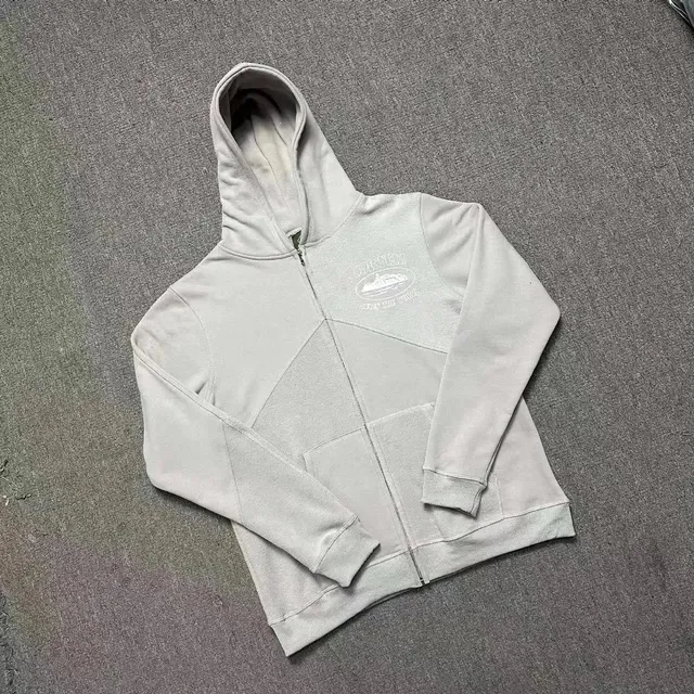 Corteiz Zip-Up Hoodie Patchwork Logo
