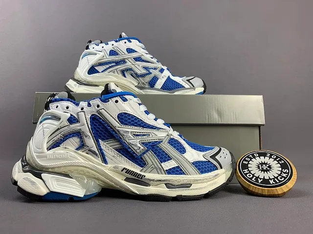 Balenciaga Speed Trainer Blue Mesh
