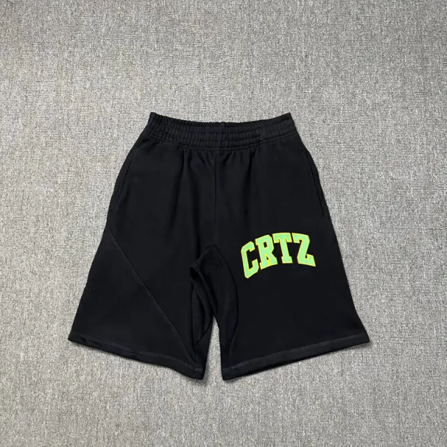 823 black and green shorts
