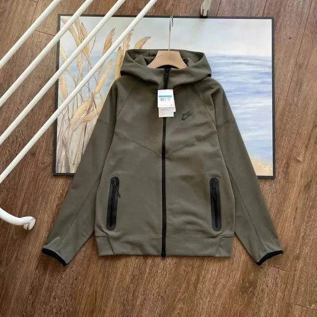 Nike Tech Fleece Hoodie Olive