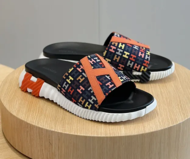 Hermès Oran Sandal H Logo Print