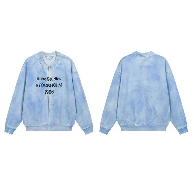 Acne Studios Cotton Velour Jacket Stockholm 1996 Tie-Dye