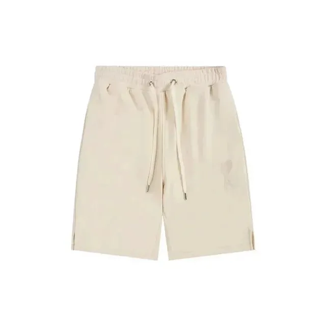 AMI Paris Drawstring Shorts Minimal Logo