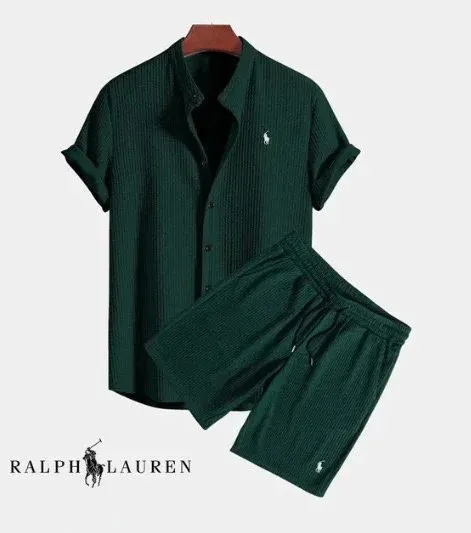 Polo Ralph Lauren Short-Sleeve Shirt and Shorts Set