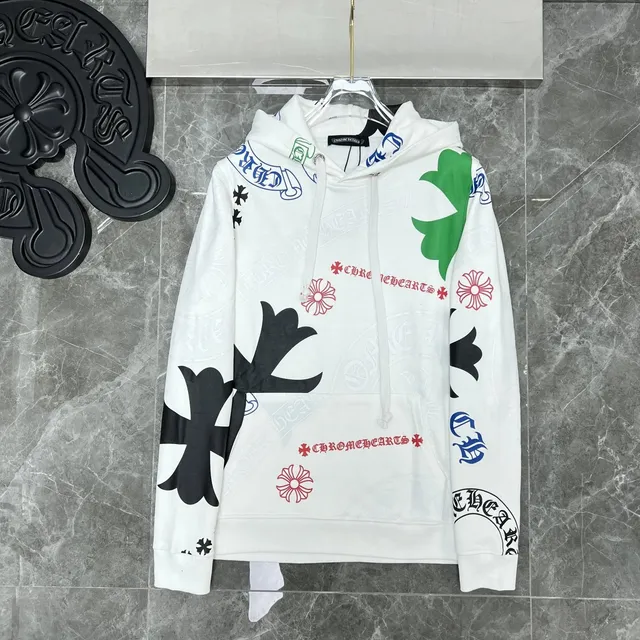 Chrome Hearts Hoodie Multi-Logo Print
