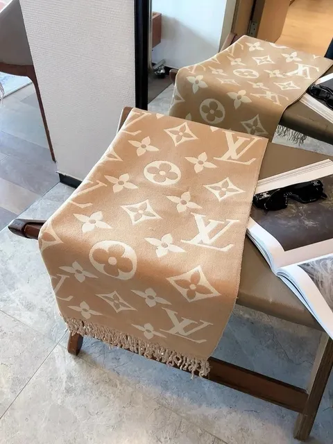 Louis Vuitton Monogram Shawl Classic LV Pattern