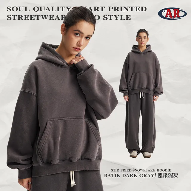 Arc'teryx Stir Fried Snowflake Hoodie Batik Dark Gray