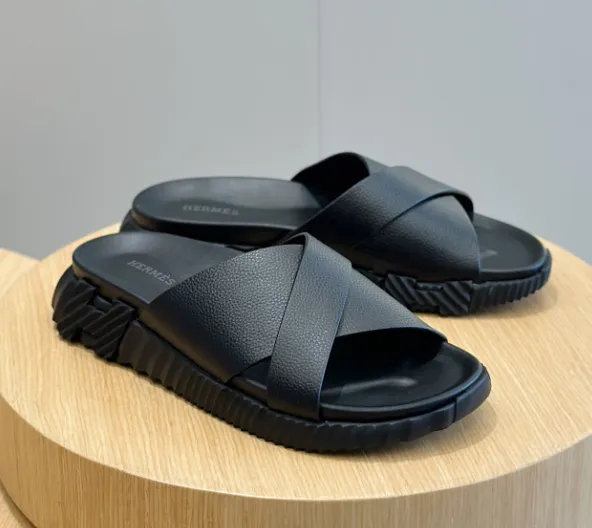 Hermès Oran Sandal Black