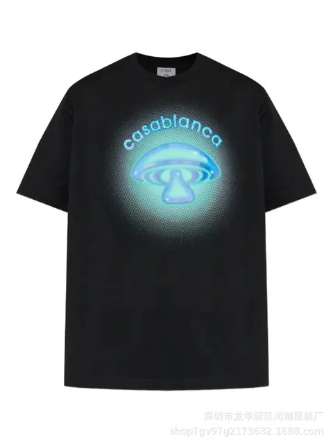 Casablanca Graphic Tee Mushroom Print