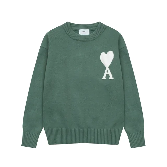 AMI Paris Knit Sweater Heart Logo
