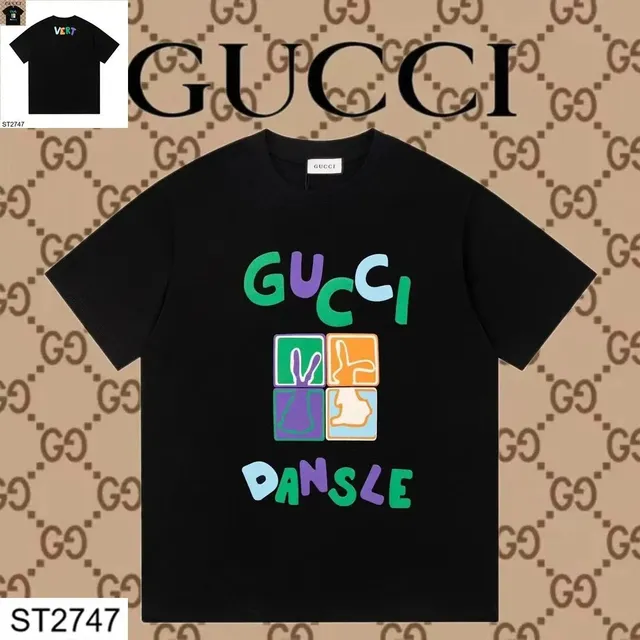 Gucci T-Shirt Colorful Logo Print