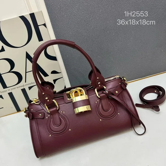 Chloé Paddington Burgundy