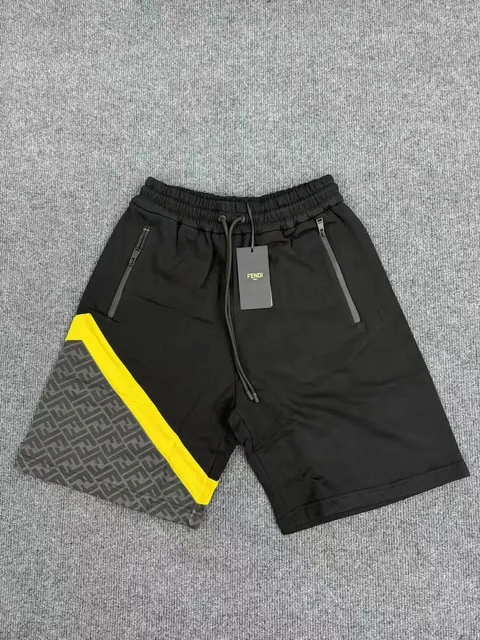 Fendi Track Shorts FF Logo Panel