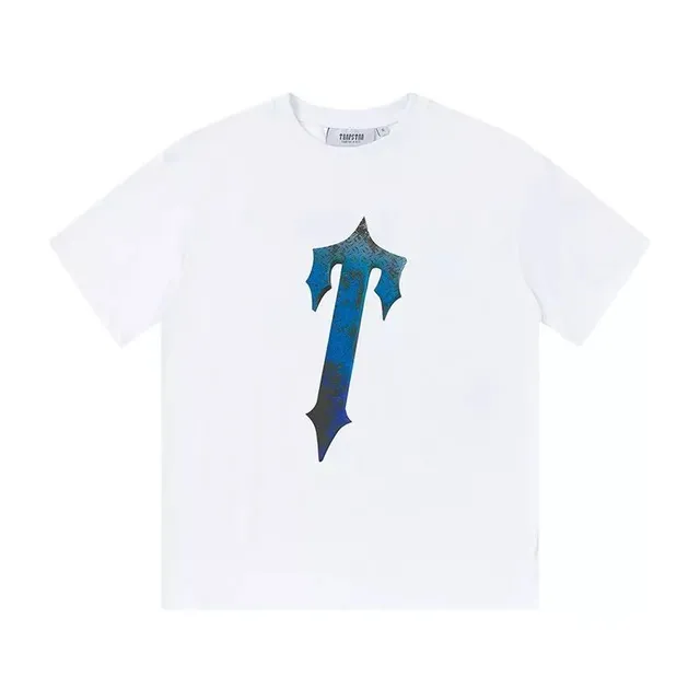 Trapstar T-Shirt Blue Sword Logo