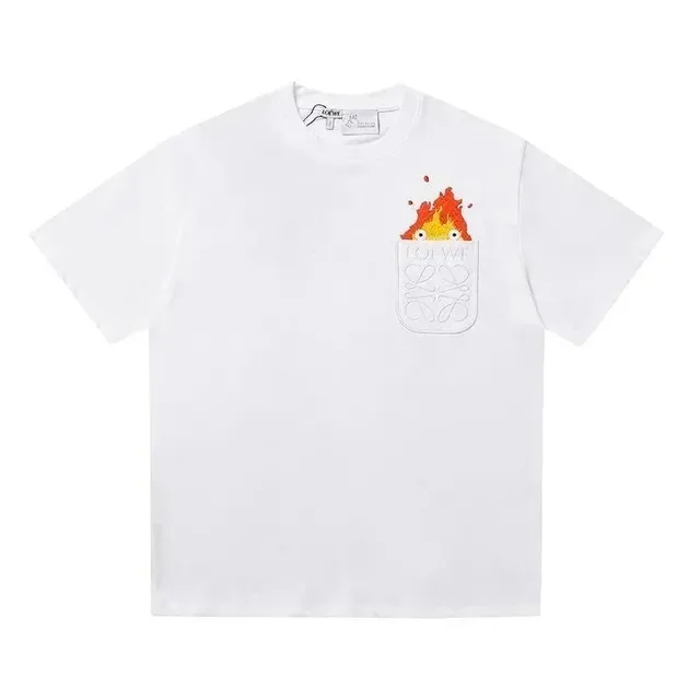 Loewe Pocket T-Shirt Calcifer Embroidery