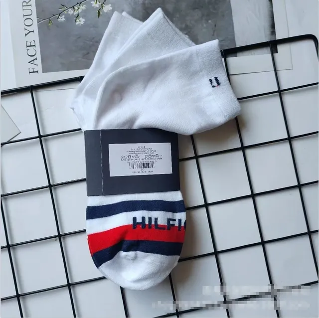 Polo Ralph Lauren Striped Logo Socks Navy/Red/White Stripe