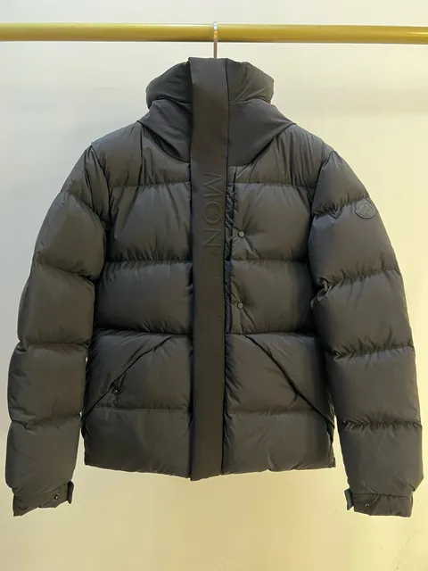 Moncler Puffer Jacket Logo Strap