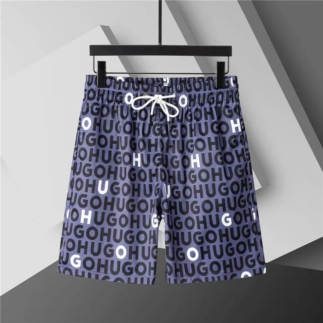 Hugo Boss Logo-Print Swim Shorts All-Over HUGO Print