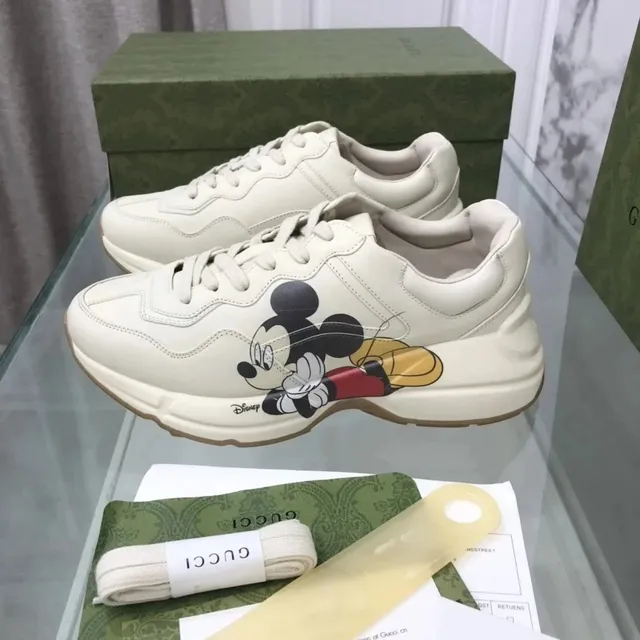 Gucci × Disney Rhyton Sneaker Mickey Mouse Print