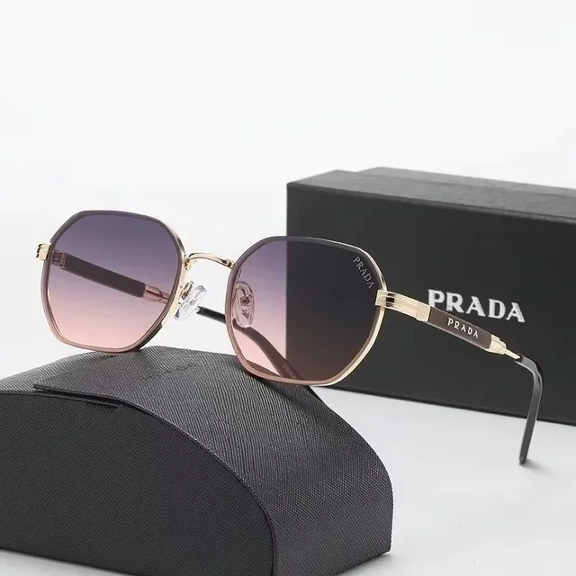 Prada Octagonal Sunglasses Gradient Lens