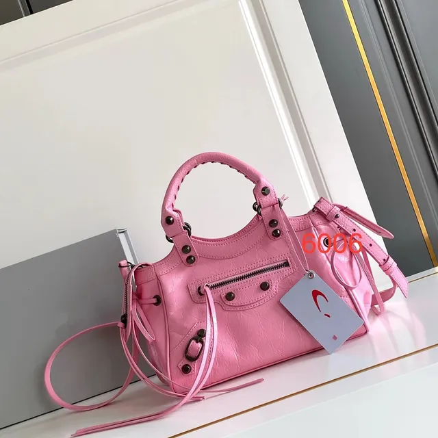 Balenciaga City Bag Crinkled Leather