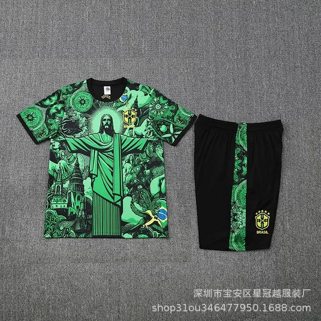 Brazil National Team Kit Christ the Redeemer Graphic
