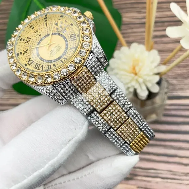 Rolex Submariner Ice Cube Diamond Bezel and Bracelet