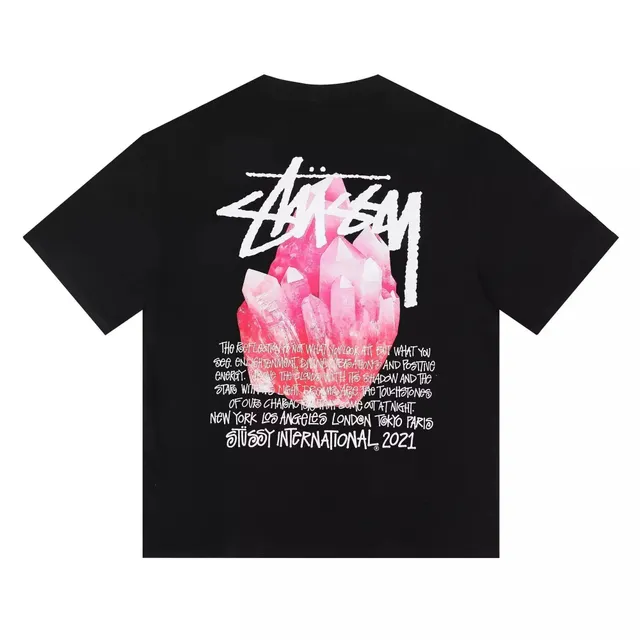 Stüssy Graphic T-Shirt Crystal Print