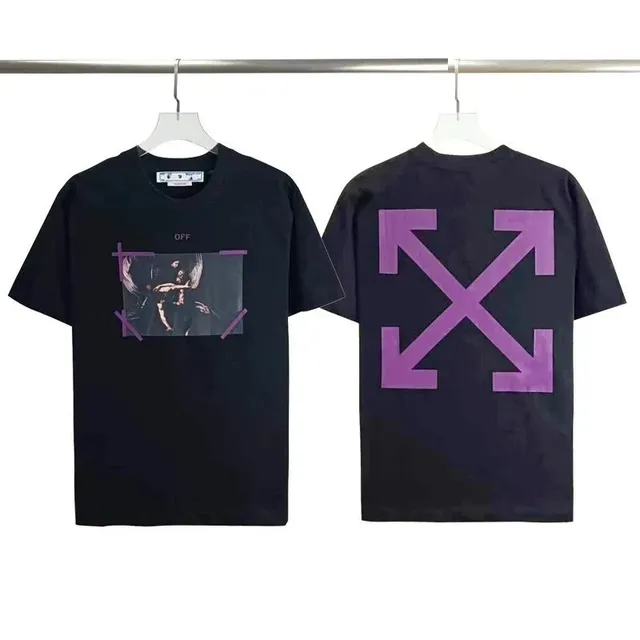 Off-White Graphic T-Shirt Taped Photo Print