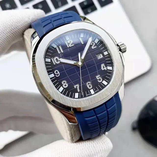 Patek Philippe Aquanaut Blue Dial with White Indices