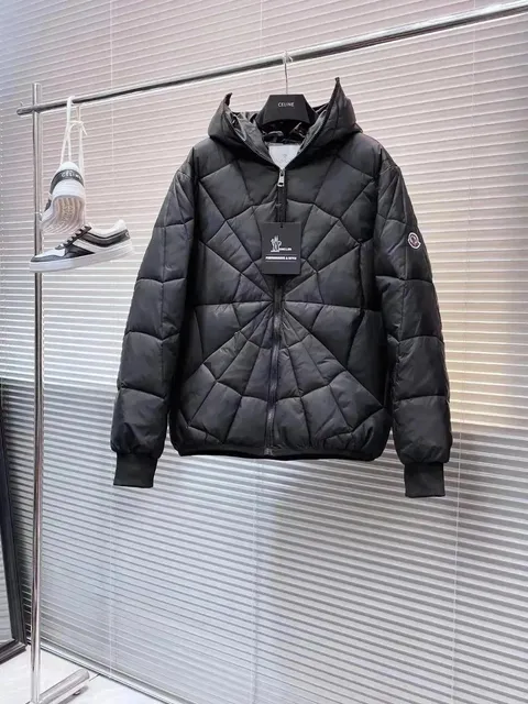 Moncler Quilted Hooded Jacket Diamond Quilted