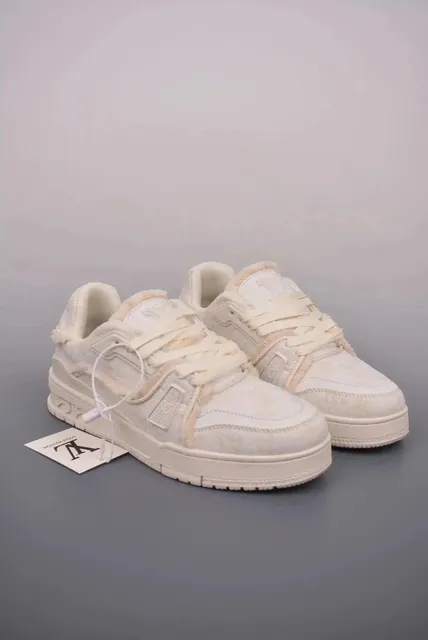 Louis Vuitton LV Trainer Monogram Denim