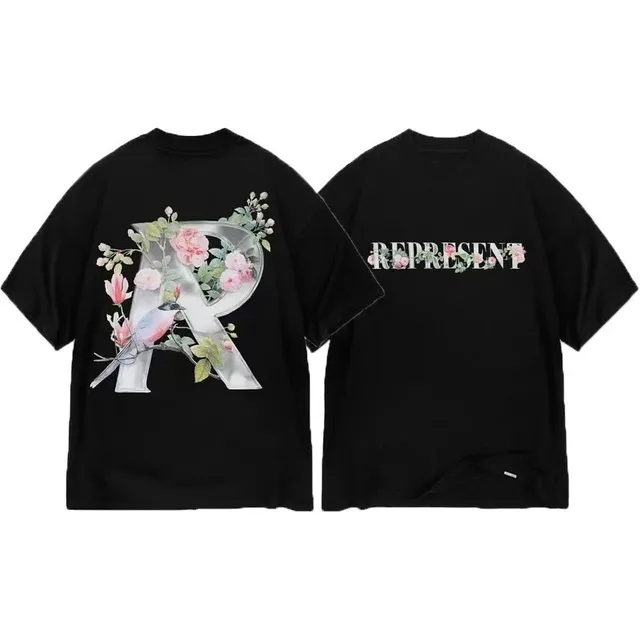 Represent Graphic Tee Floral R Print
