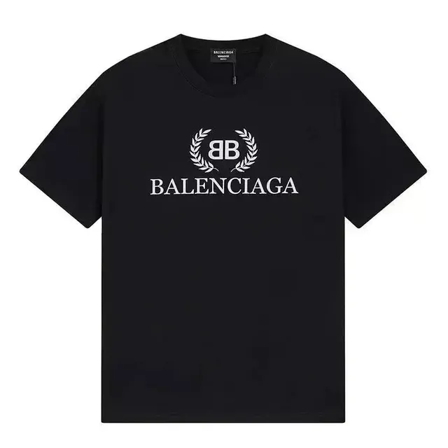 Balenciaga Logo T-Shirt Laurel Wreath