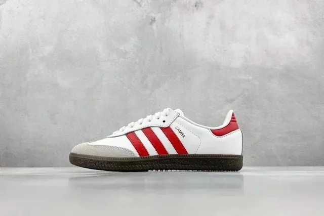 Adidas Samba White Red