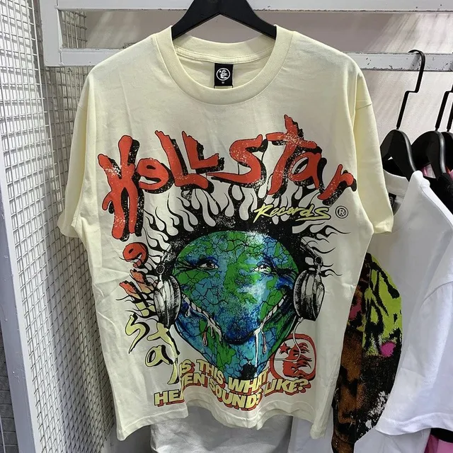 Graphic Tee Hellstar Records Earth Print