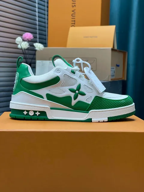 Louis Vuitton LV Trainer Monogram Green
