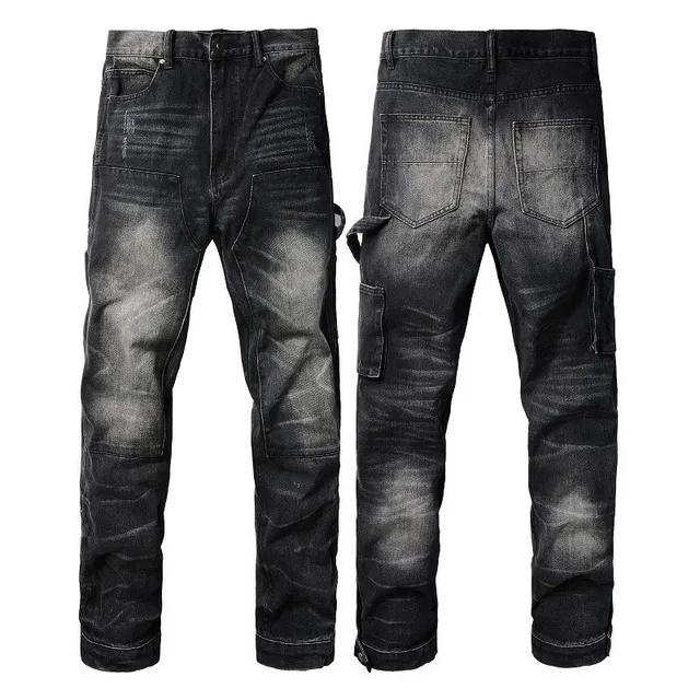 Levi's 501 Original Fit Black Distressed