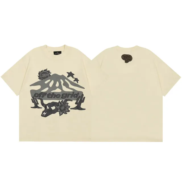 Corteiz Off The Grid Tee Volcano Print