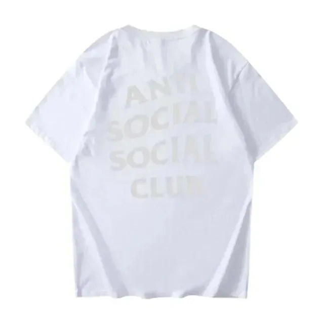 Off-White T-Shirt Anti Social Social Club Print