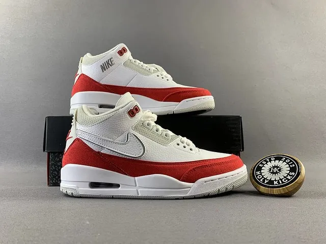 Air Jordan 3 White Red