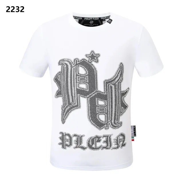 Philipp Plein Graphic T-Shirt Crystal Logo