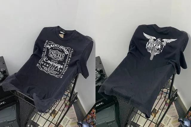 Saint Laurent Graphic T-Shirt Sainthood Print