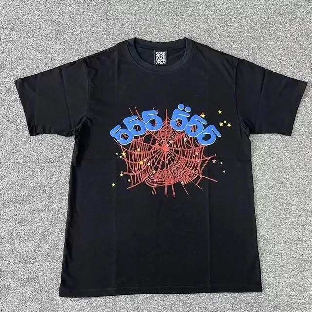 Sp5der Spider Web Graphic Tee 555 Spider Web Print