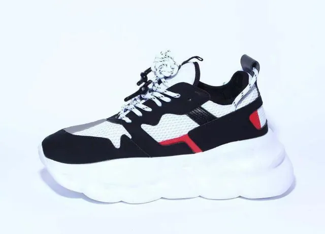Balenciaga Triple S Black White Red