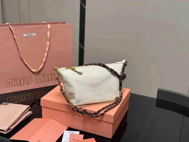 Miu Miu Mini Bag Canvas with Rope Strap
