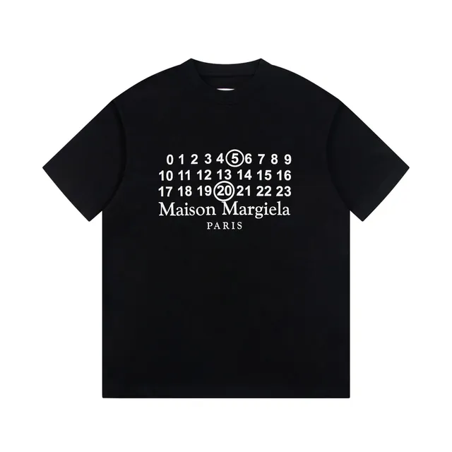 Maison Margiela Number Print Tee Circled 5 and 20