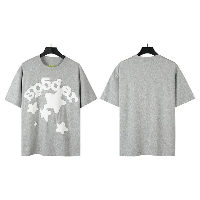 Sp5der Graphic Tee Star Logo Print