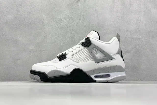 Air Jordan 4 White Cement
